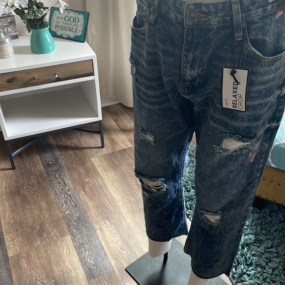 rue21 Men Relaxed Crop Jeans - Picture 7 of 15
